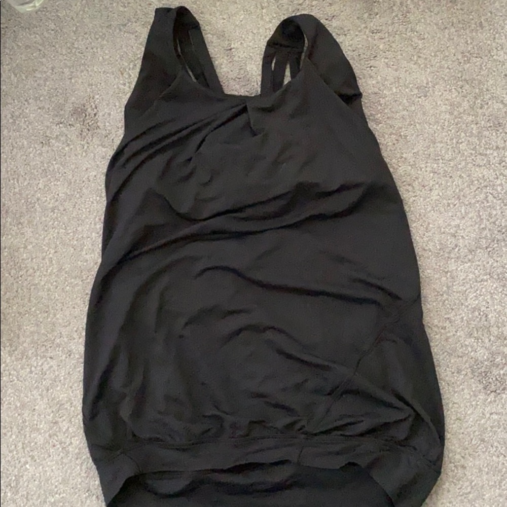 Black lulu lemon tank top